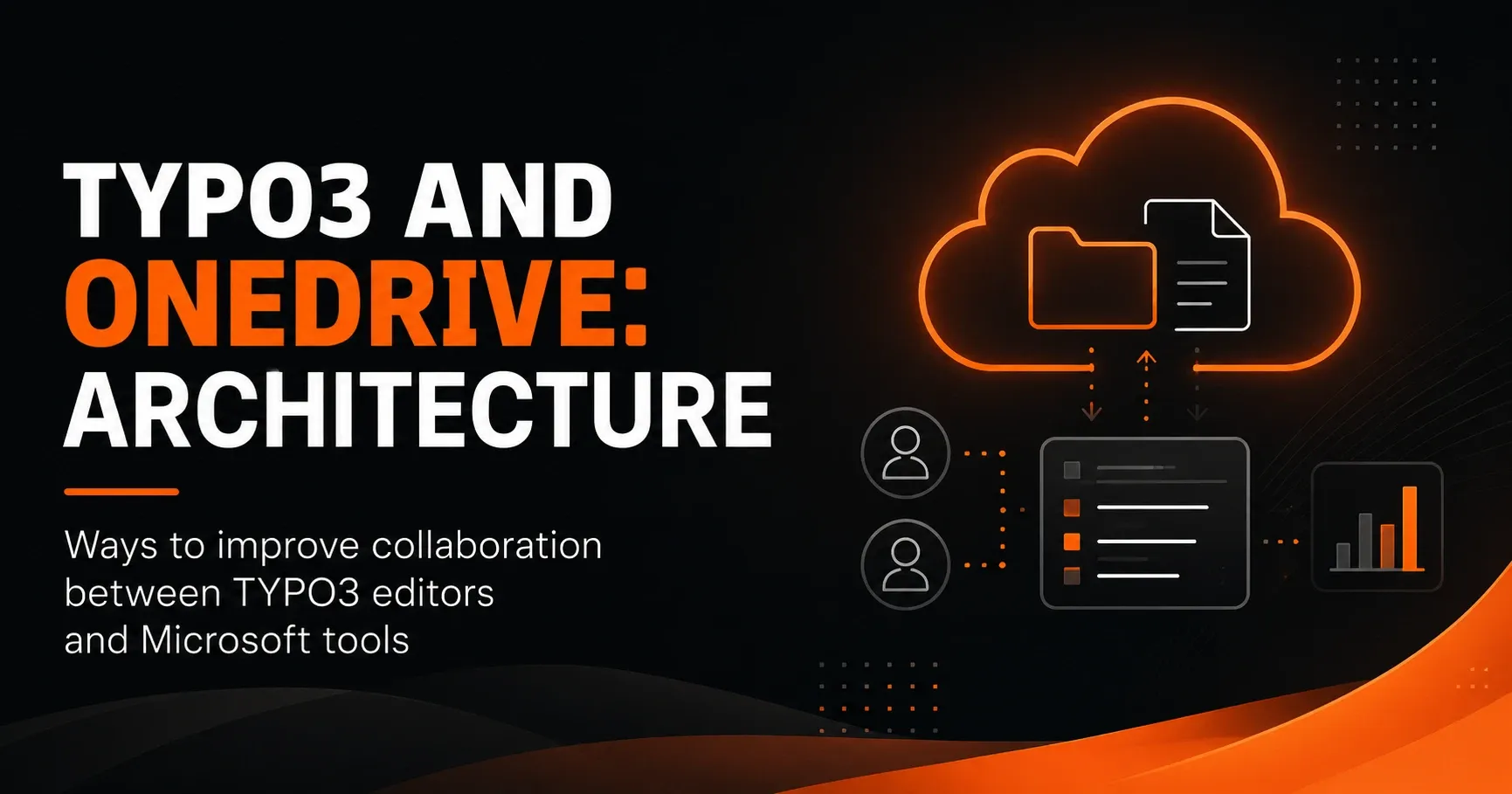 TYPO3 editors collaborating with Microsoft tools for smoother workflows