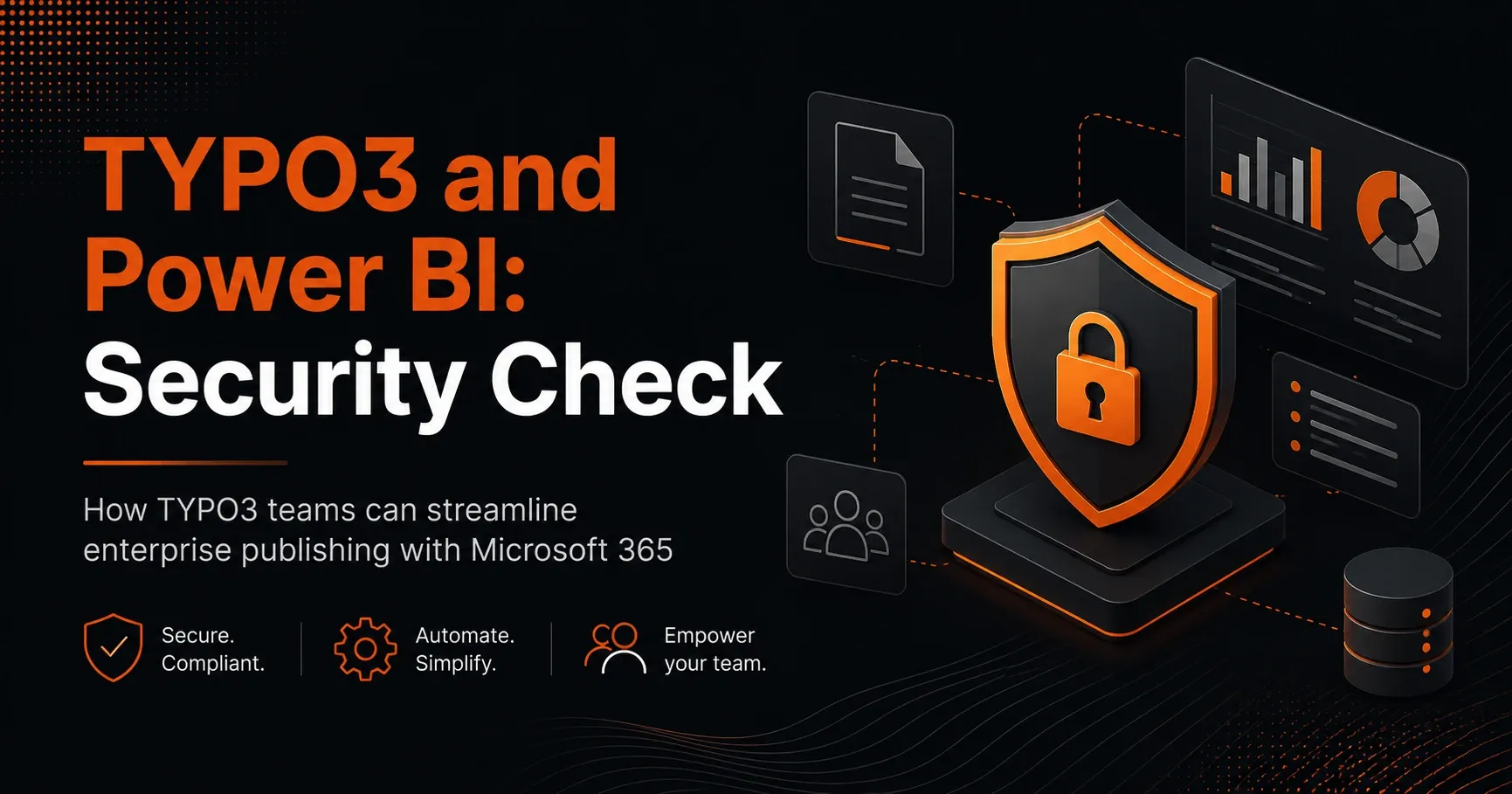 Enterprise security check for integrating TYPO3 with Power BI and Microsoft 365